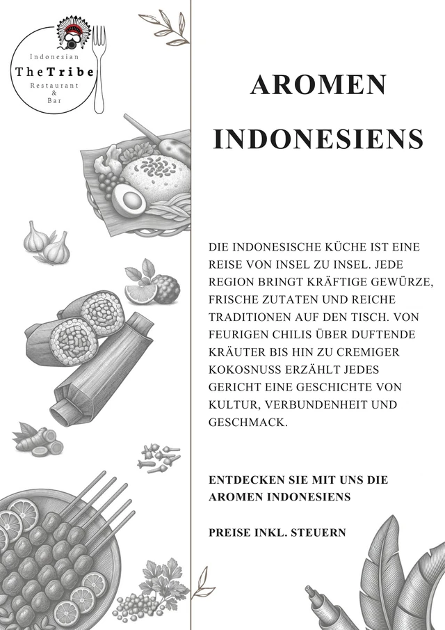 The Tribe Speisekarte — Seite 1 von 20