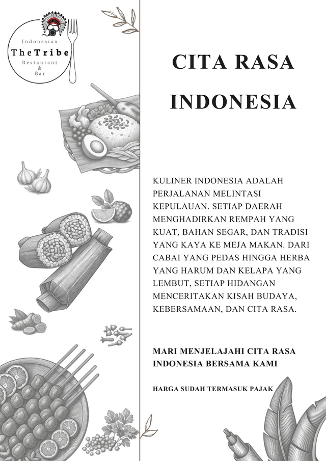 Menu The Tribe — halaman 1 van 20