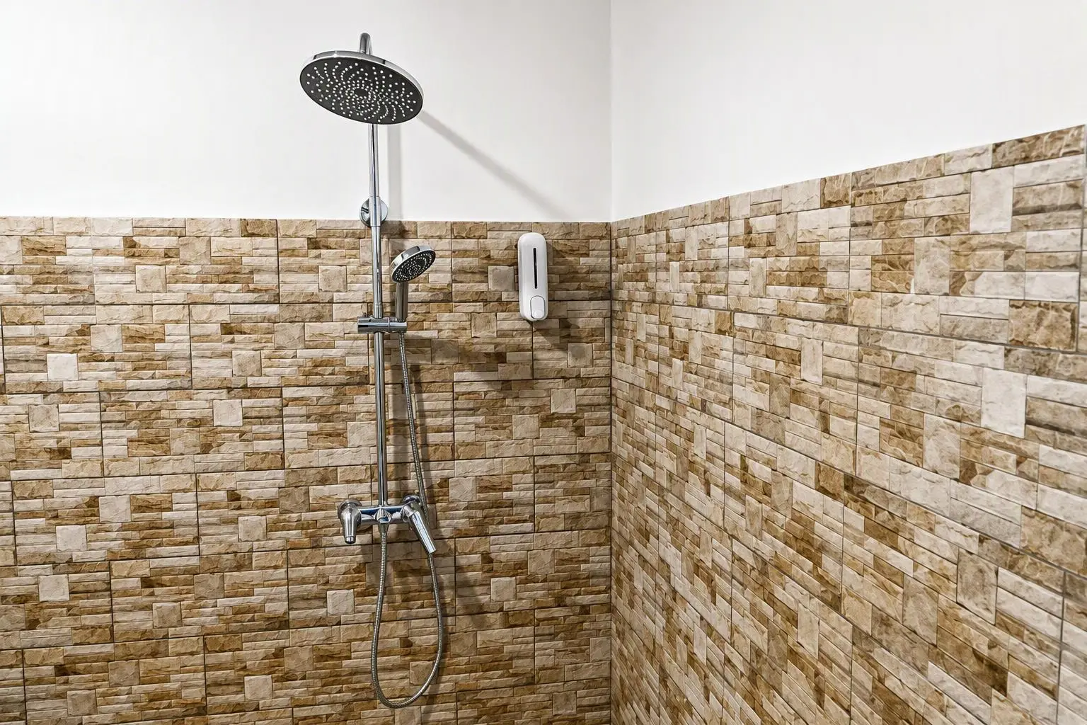 Shower in the Junior Suite bathroom