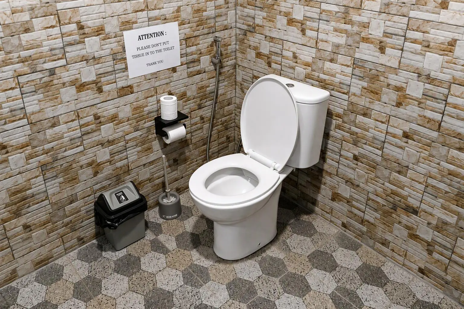 Toilet in the Junior Suite bathroom