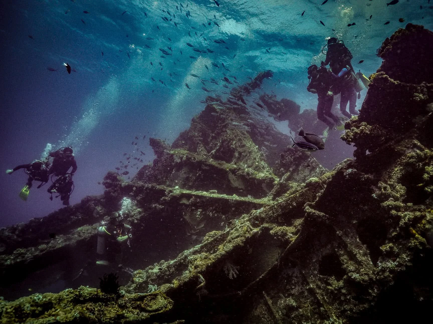 Diving the USAT Liberty wreck in Tulamben