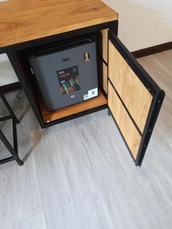 Minibar in the Poolview Deluxe room